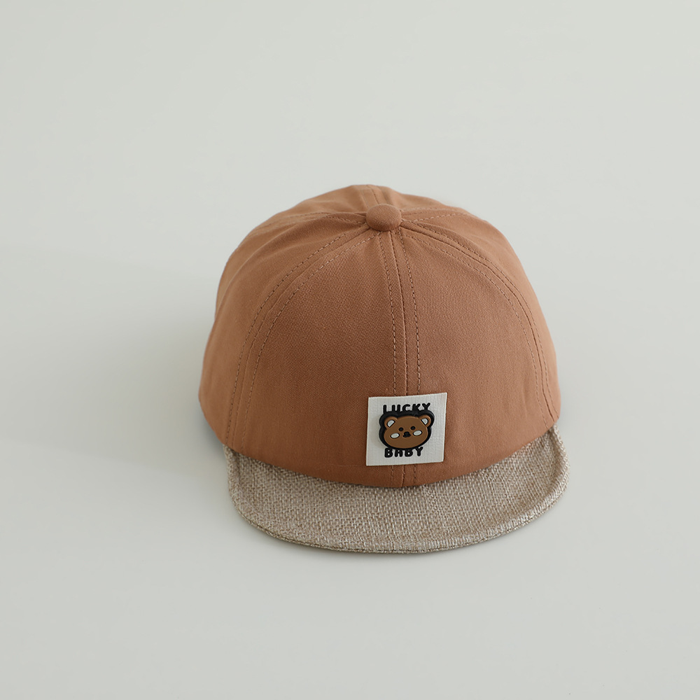 12-30 Sombreros para bebés de primavera y otoño delgados sombreros de pato para bebés sombreros de béisbol para niños sombreros de protección solar coreanos