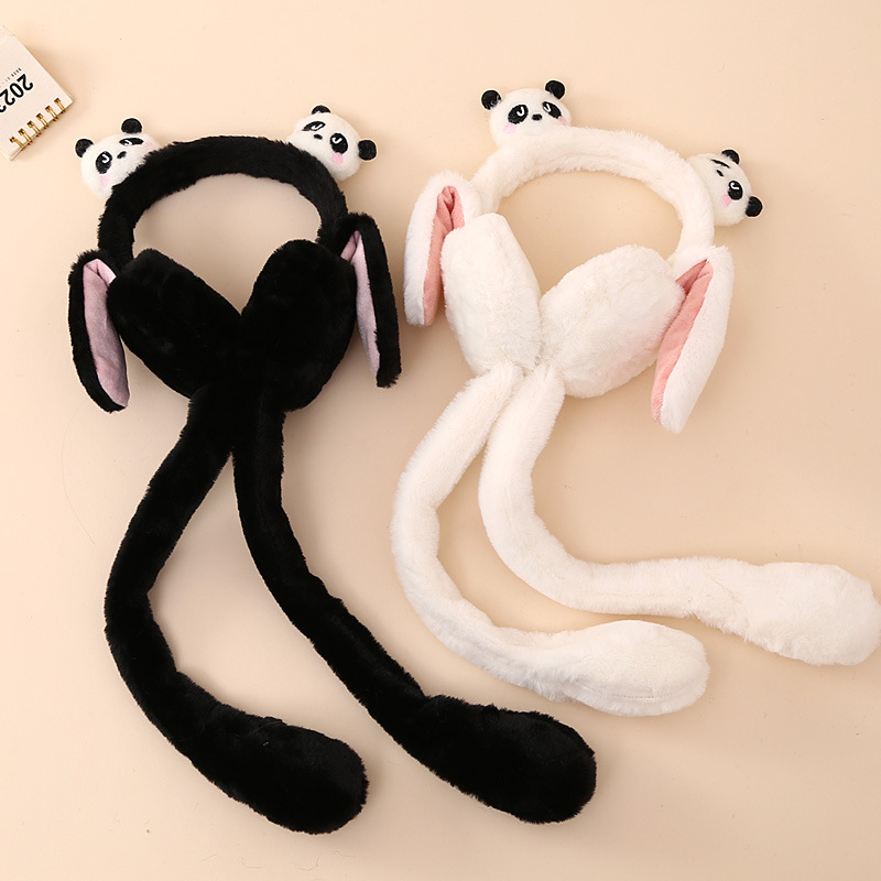 450g Weight Earmuffs Classification Plush Fabric Type Cartoon Pattern Cartoon Style Cute Cartoon Women's Earmuffs