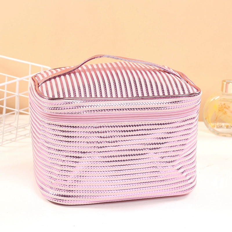 Handheld cosmetic bag, purse PVC, custom-made