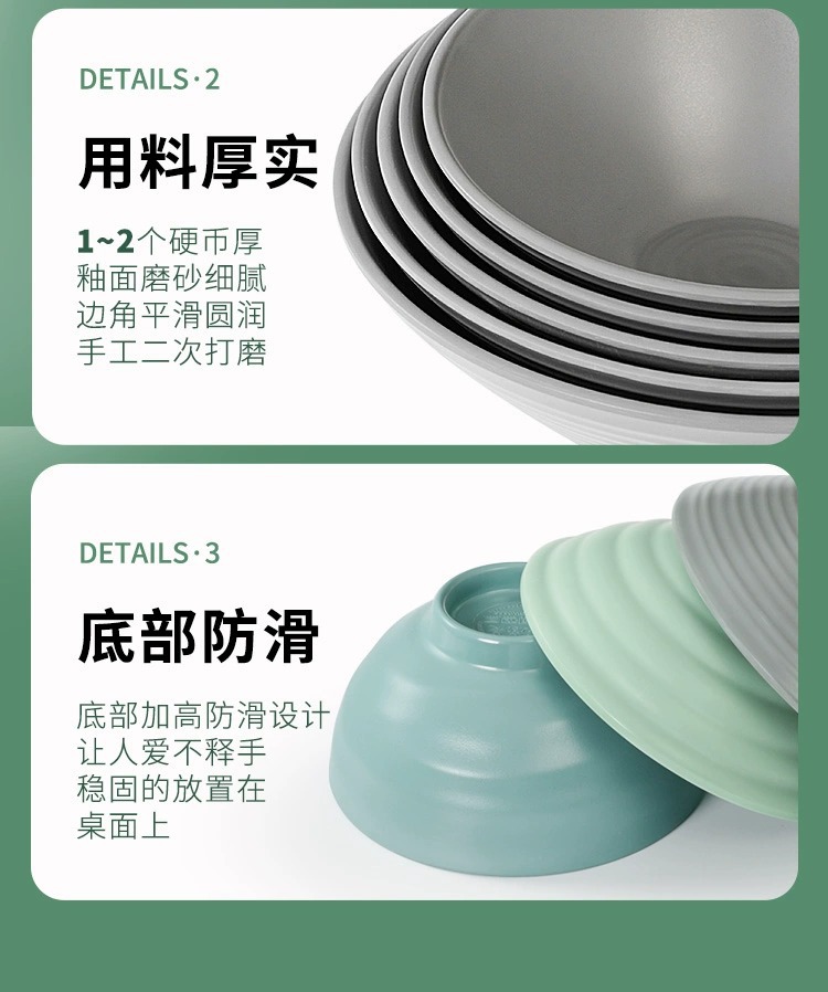 北欧风餐具密胺面碗塑料大碗仿瓷大汤碗面馆汤粉汤面麻辣烫碗商用详情27