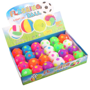 New luminous football BB sound football luminous football toy elastic ball stall supply wholesale and retail