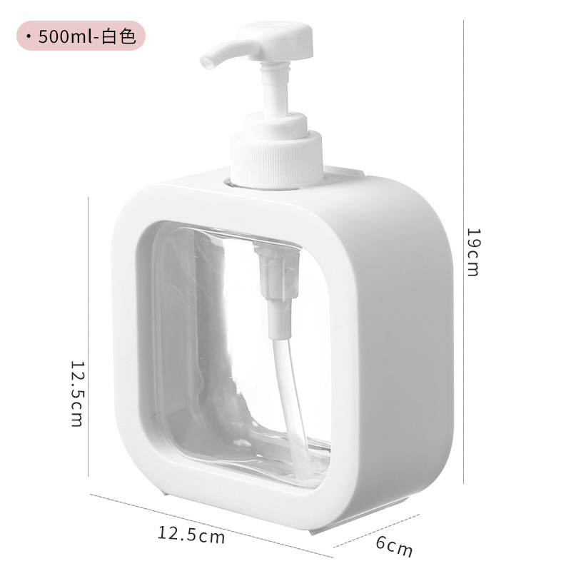 家庭用バスルームプラスチックハンドサニタイザーローションボトルポータブルホテル包装シンプルプレスローションケアボトル|undefined