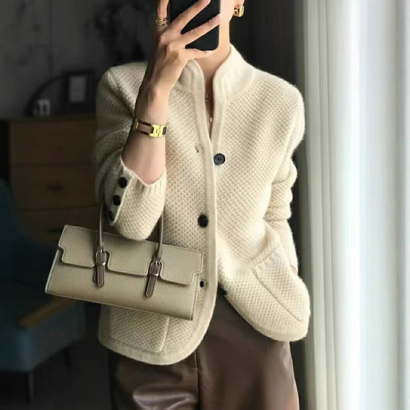 Cardigan Jacket Women's Knitted 2022 New Autumn and Winter Thickeneded Women's Sweater Popular Fashionable Fashionable Tops for Women