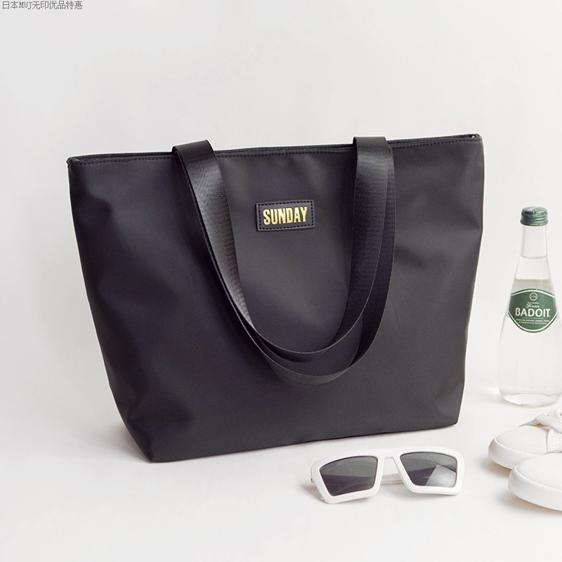 2025新型トートバッグ女性大容量シンプルオックスフォードナイロン布バッグ