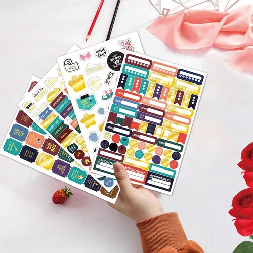 PLANNER STICKER Business Theme Planning Sticker Note Pad Creative Gold Foil Planning Sticker