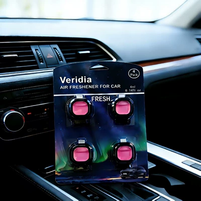 26 New Car Air Conditioner Vent Car Perfume Aromatherapy - pink-peach