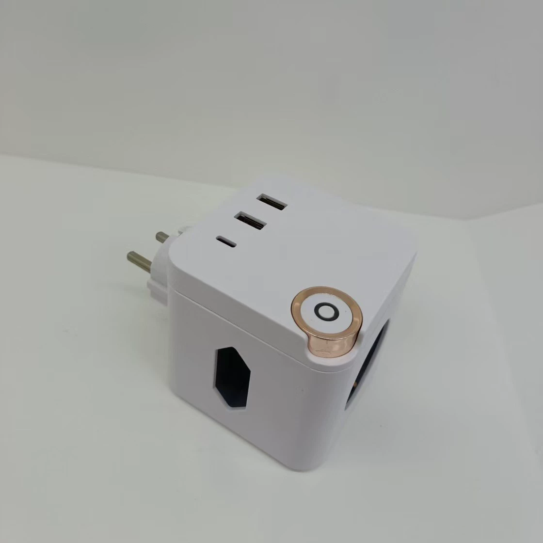 Корейская розетка с USB, сертифицированная KC, с выключателем и кабелем питания, простая и стильная, EU ROHS
