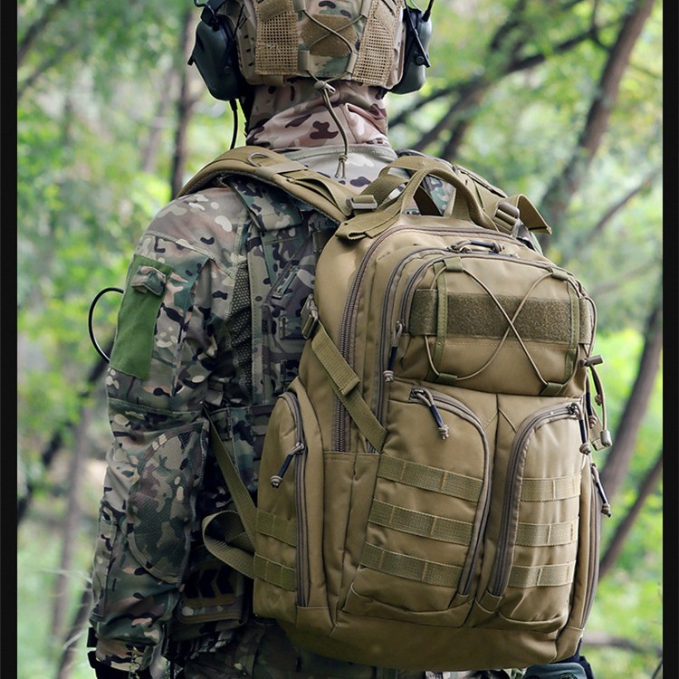 New Tactical Backpack Outdoor Camping Hiking Mountaineering Tactical Camouflage Water-Repellent Backpack