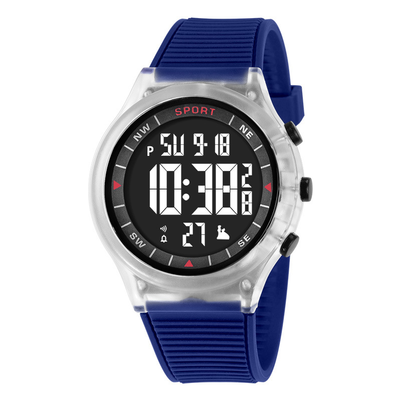 Deporte transfronterizo al aire libre multifuncional alarma de luz nocturna relojes electrónicos estudiantes de moda cronógrafo electrónico relojes electrónicos al por mayor