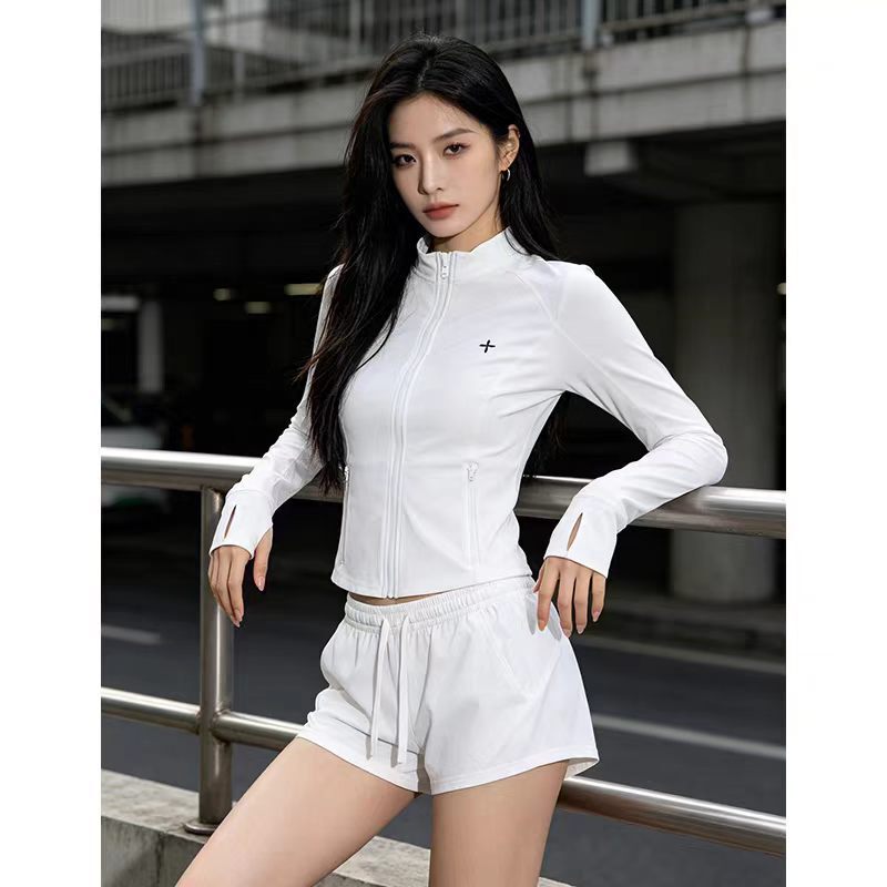 Sk Specializes in Fitness Jackets/Lycra Nylon Slim-Fit Sports Tops, New Tight-Fitting Slimming Tops Sk Specializes in Fitness Jackets/Lycra Nylon Slim-Fit Sports Tops, New Tight-Fitting Slimming Tops