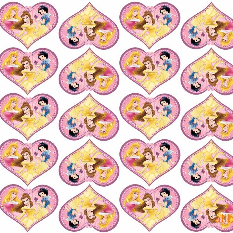 公主烫画 热转印烫画白墨烫画 金银葱烫画 袜子高弹烫画