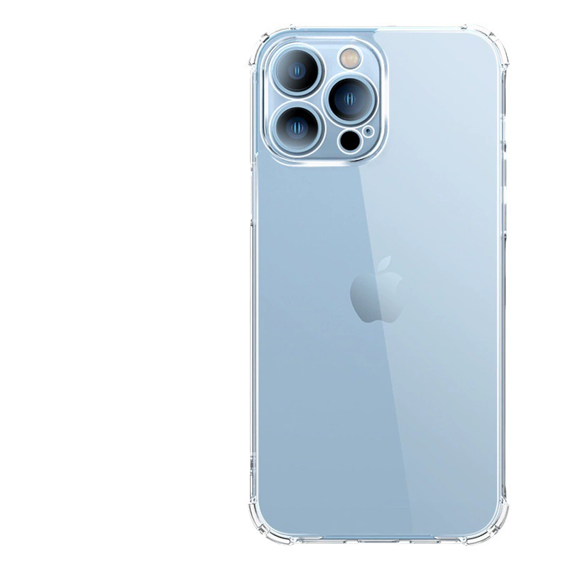 Яблоко, защитные уголки, чехол для телефона, прозрачный iPhone 15, силиконовый совместимый мягкий каблук, защита от падения, iphone, 13