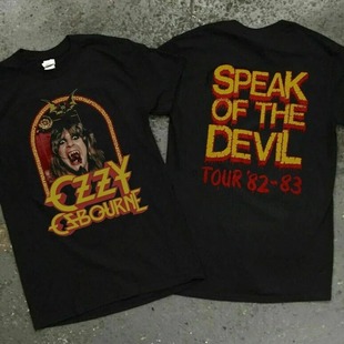 Rare !!  Vintage 1982 Ozzy Osbourne Speak  The Devil Tour