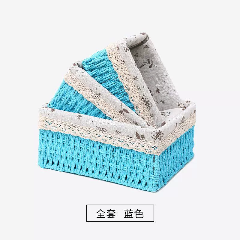 Г woven storage basket, table storage box, toy for home use, cloth