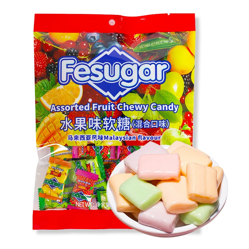Фесугар фруктовый лент Film Камелия свадебное Malaysia Malaysian Mixed Mixed Candy Snacks оптом