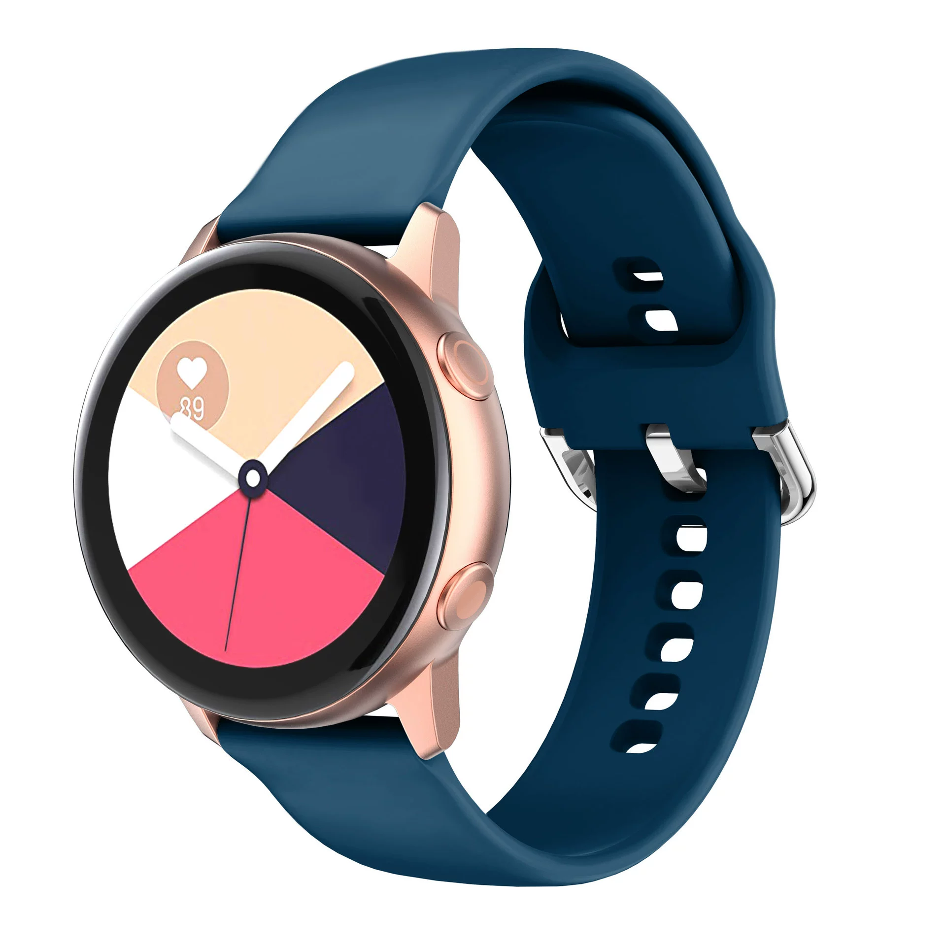 [Подходит для Samsung Galaxy Active2 силиконовый браслет Huawei Watch GT часовые браслеты 2022 мм размер]