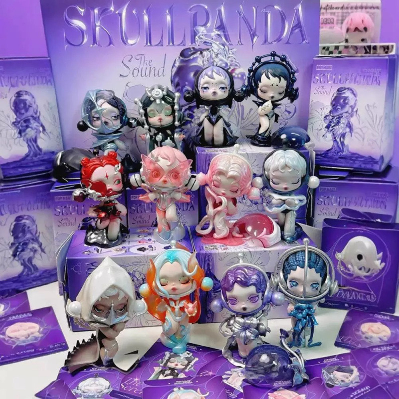 声音系列SP盲盒SKULLPANDA手办公仔摆件女生礼物车载摆件|undefined