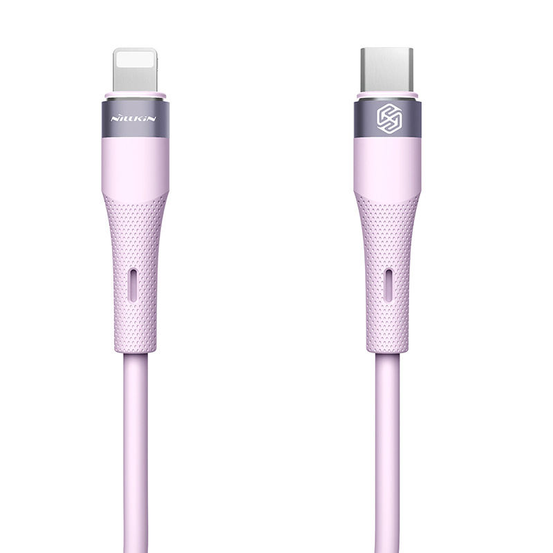 Nillkin nuevo runjie cable de datos de silicona líquida para Apple 14 Android TYPE-C teléfono móvil cable de carga