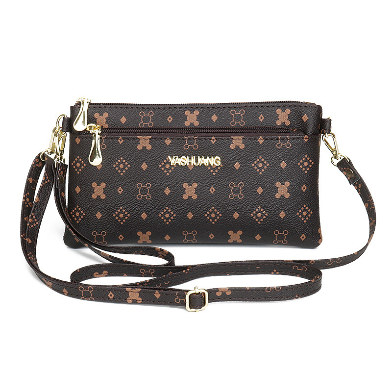 꽃 소재 다크 브라운