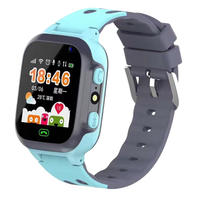 Cross-border Z1 impermeable teléfono inteligente para niños posicionamiento micro chat foto linterna Comercio exterior multi-idioma reloj de conmutación