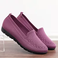 Кофточки Slip-On из натуральной пряжи летом для женщин - легкие, удобная повседневная обувь для мам