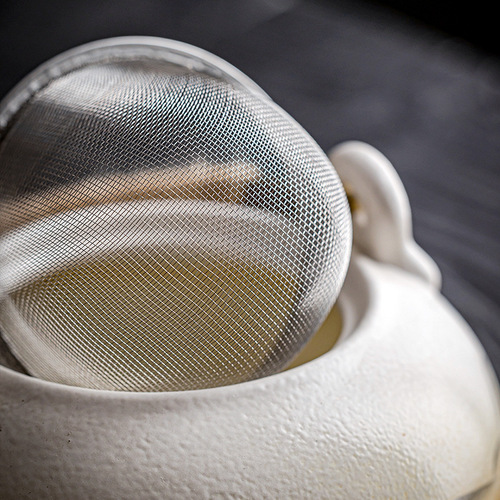 Creative grassy retro teapot household ceramic large teapot Kung Fu tea set teapot divided teapot