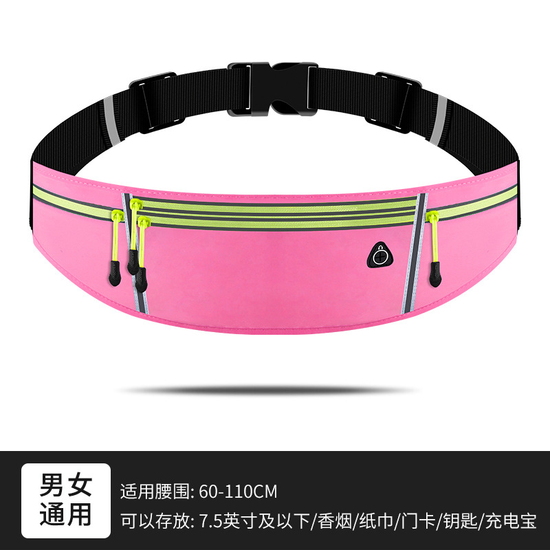 Bolsa de cintura deportiva equipo de correr para hombres bolsa de cintura para teléfono móvil CINTURÓN DE hervidor multifuncional ultrafino para mujer bolsa de fitness impermeable al aire libre