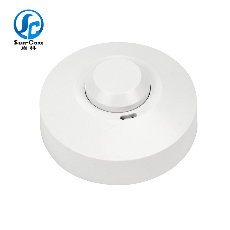 厂家直供 微波雷达感应开关 SK-701-DC圆形微波雷达感应开关尚科