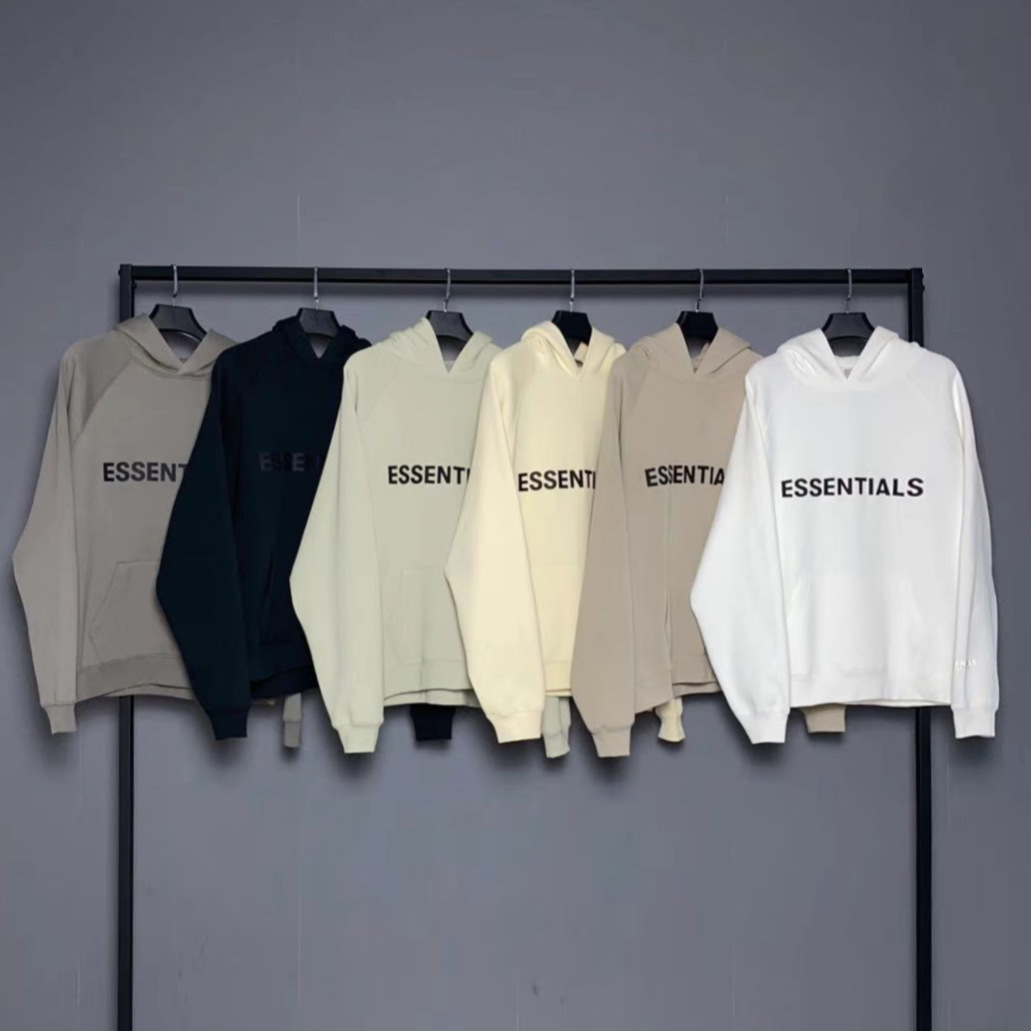 FOG multi-thread ESSENTIALS HHH sudadera con letras en el pecho sudadera con capucha de moda de venta al por menor para hombres y mujeres