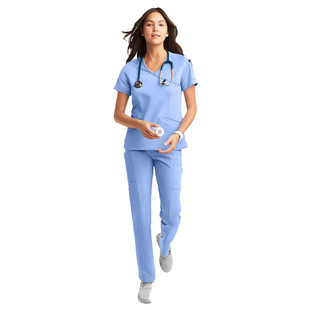 Amazon Foreign Trade Hand Washing Clothes Doctor Nurse Clothes Beauty Salon Dental Pet Elastic Quick-Drying Work Clothes Customization