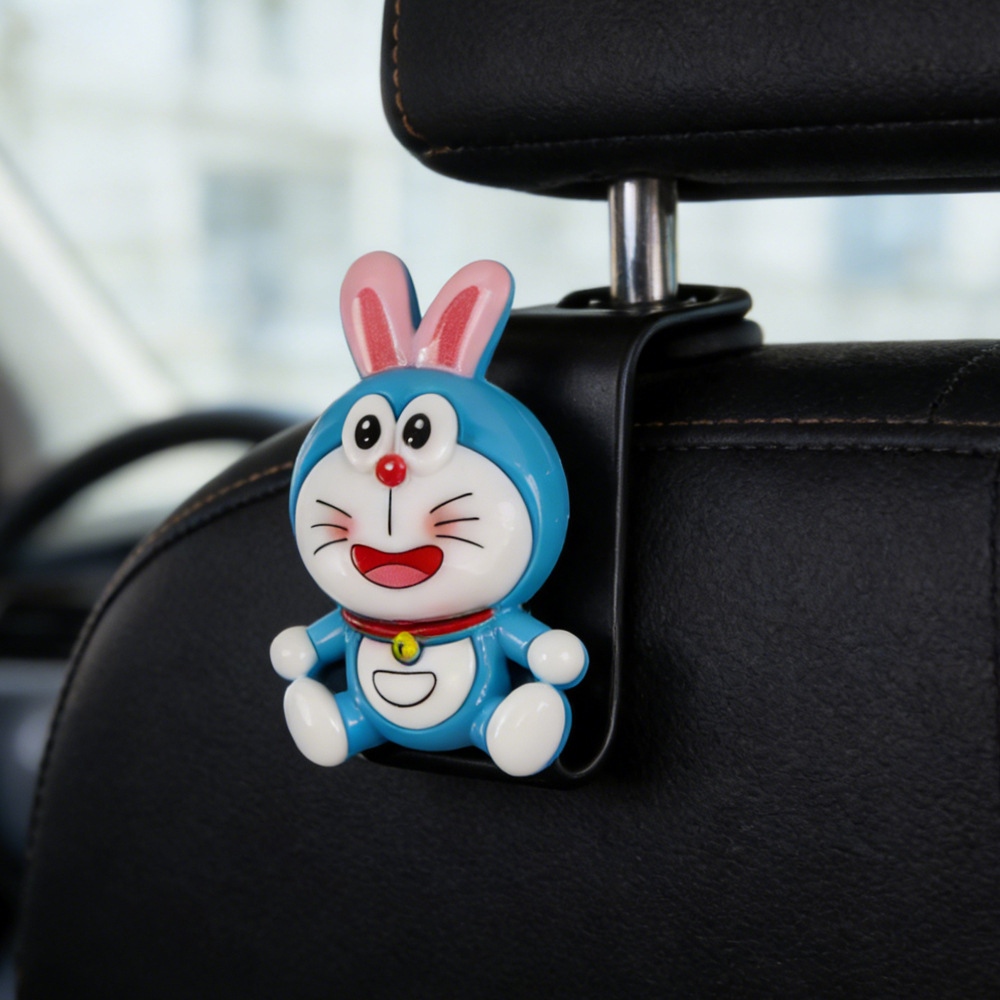 Gancho trasero del automóvil Gancho del respaldo del asiento multifuncional Gancho del automóvil del automóvil Gancho pequeño del automóvil Gancho del asiento de dibujos animados