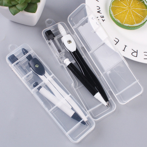 Wholesale primary and secondary school students exam compass set manufacturer direct supply painting design drawing tools mathematics teaching aids
