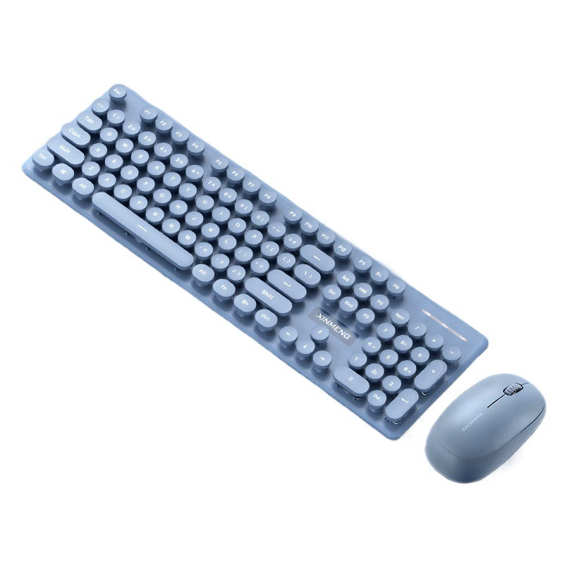 N520 Беспроводная клавиатура мышь оптом костюм 2,4G офис розовый механические чувствовать панк Мышь Клавиатура