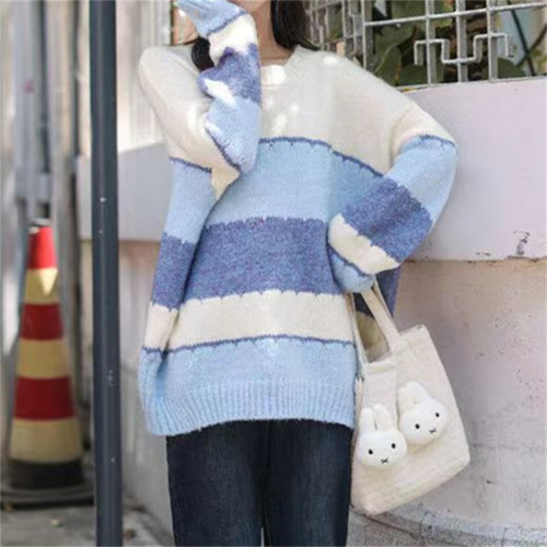 The laid-back style loose, casual and versatile sweater jacket is a new fashion hooded knitted cardigan for women in the autumn and winter of 2022 pic 18