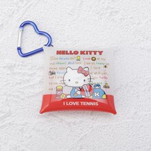 Kitty猫PVC半透明挂包可爱卡通迷你小物收纳零钱包女生彩色果冻包