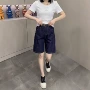 夏天夏季大码新款中裤