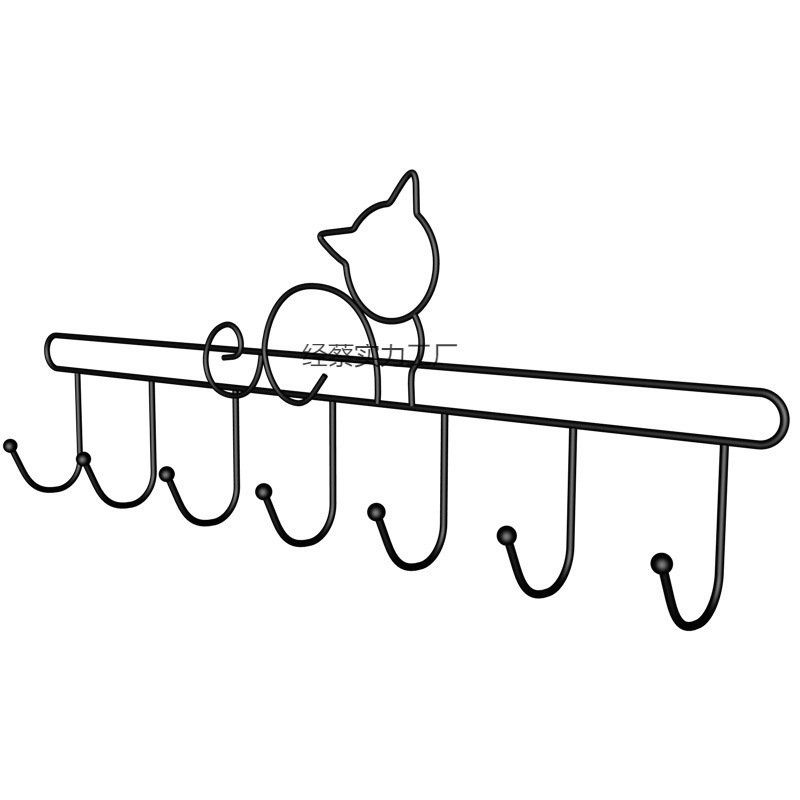 Over-The-Door Wall-Mounted Hook for Entryway, No-Drill Bag and Key Hook, Door Hanger for Home Entrance