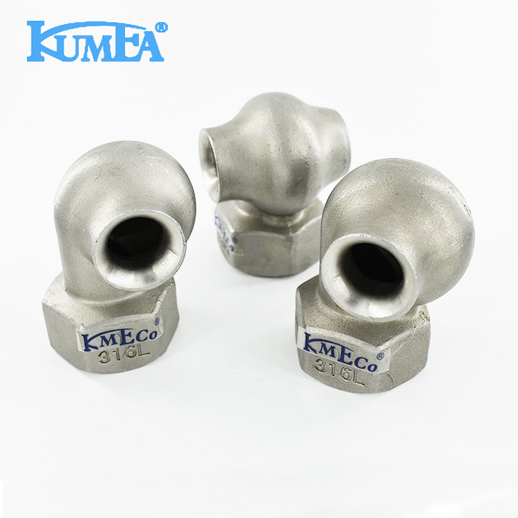 现货316不锈钢涡流喷嘴大流量除尘喷淋头空心锥蜗壳喷头