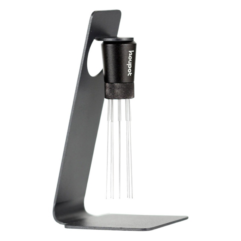 Café italiano paño de succión magnética polvo aguja dispersa bloque paño polvo uniforme aleación de aluminio café italiano polvo suelto aguja polvo de agitación aguja