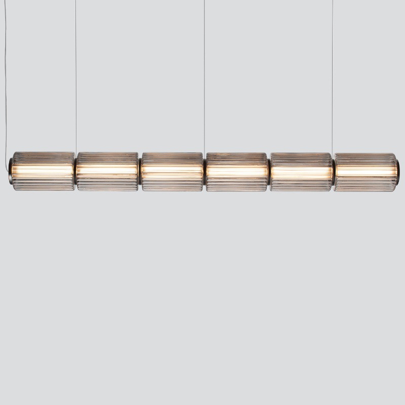 6 secciones de ceniza horizontal D150 * L1620mm