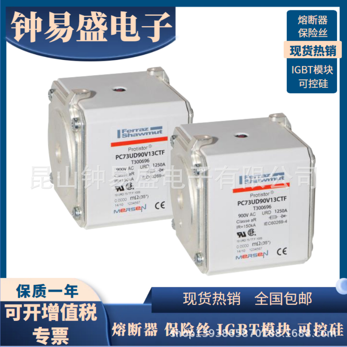 罗兰熔断器A130UD73LI400	D300682全新A130UD73LI450	E300683