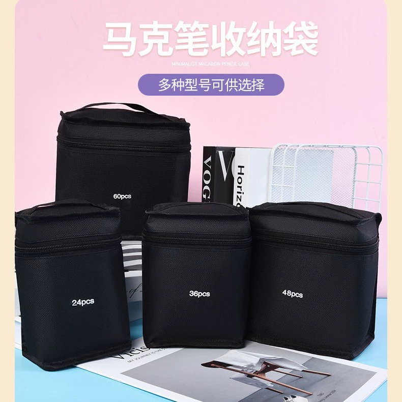 Сумка для ручек Mark, сумка для хранения карандашей, 24/30/36/40/48/60/80/120/168/204/262