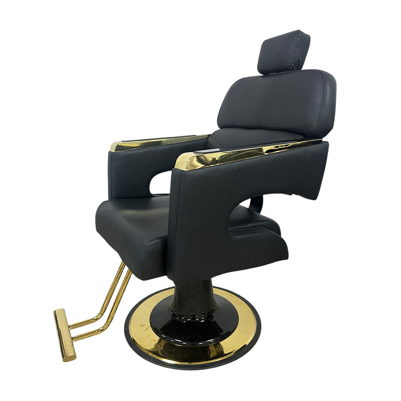 Silla de peluquería silla de afeitar silla de afeitar silla de elevación y caída silla de rojo rotativa silla de corte de pelo silla especial de salón de peluquería