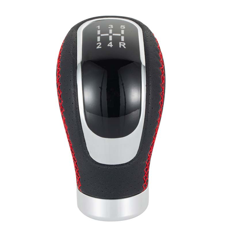 Venta directa de fábrica de pomo de cambio universal para modificación de automóviles, cabezal de palanca de cambios de cuero, palanca de cambios manual, nuevos accesorios image 3