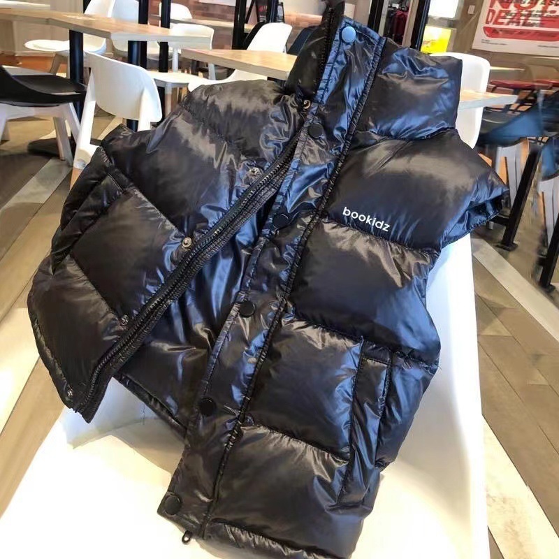 Ropa padre-hijo Chaleco de algodón para niños Chaleco de algodón engrosado collar de pie Chaleco de algodón para hombres y mujeres ropa acolchada de algodón Otoño e Invierno chaleco exterior