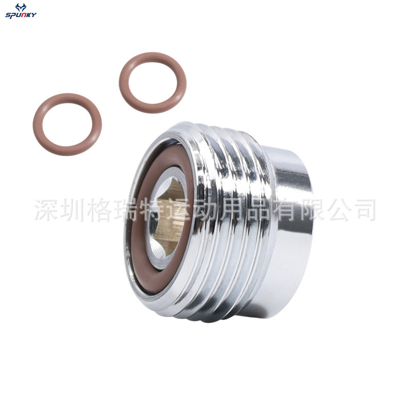 厂家大量批发潜水K阀补芯大气瓶阀门配件DIN转YORK大气瓶接头氟胶