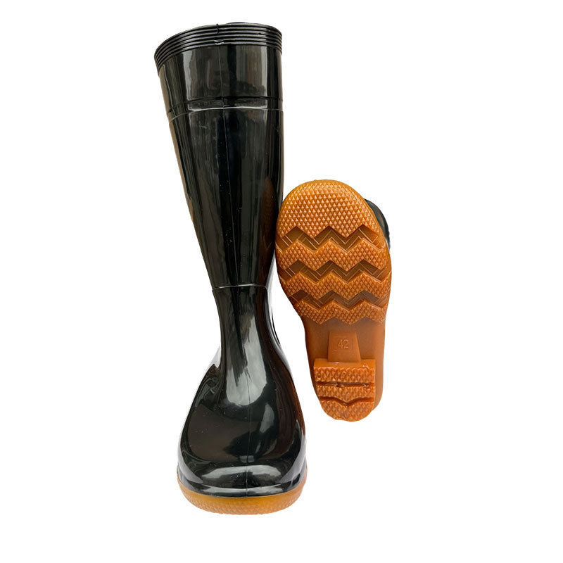 Zapatos de lluvia de protección laboral para hombres y mujeres, botas de lluvia de barril corto y alto, zapatos impermeables, zapatos antideslizantes y resistentes al desgaste, zapatos plásticos