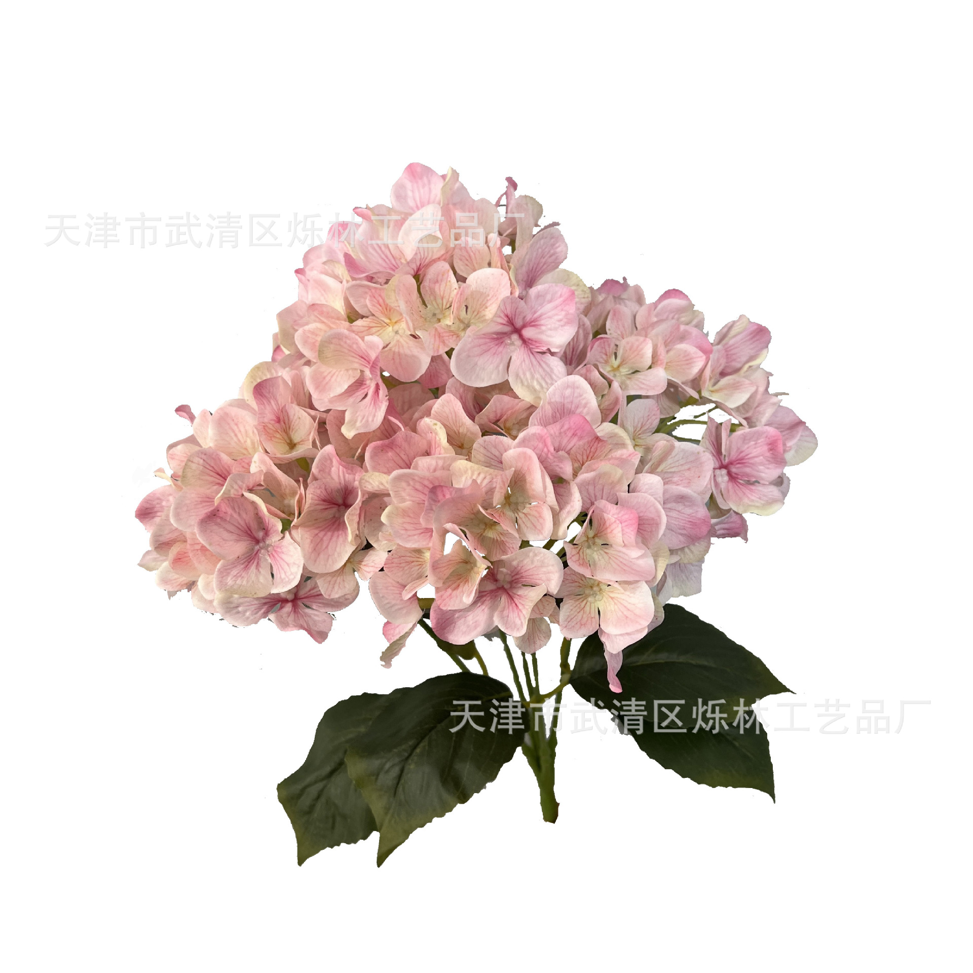 Simulation 150 pieces 3D color printing 5-handle bunch hydrangea wedding wedding hall layout hotel decoration foreign trade Wholesale