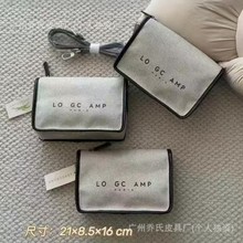 高品质新款龙镶帆布包邮差包印花小方包单肩斜挎包饭盒包百搭腋下