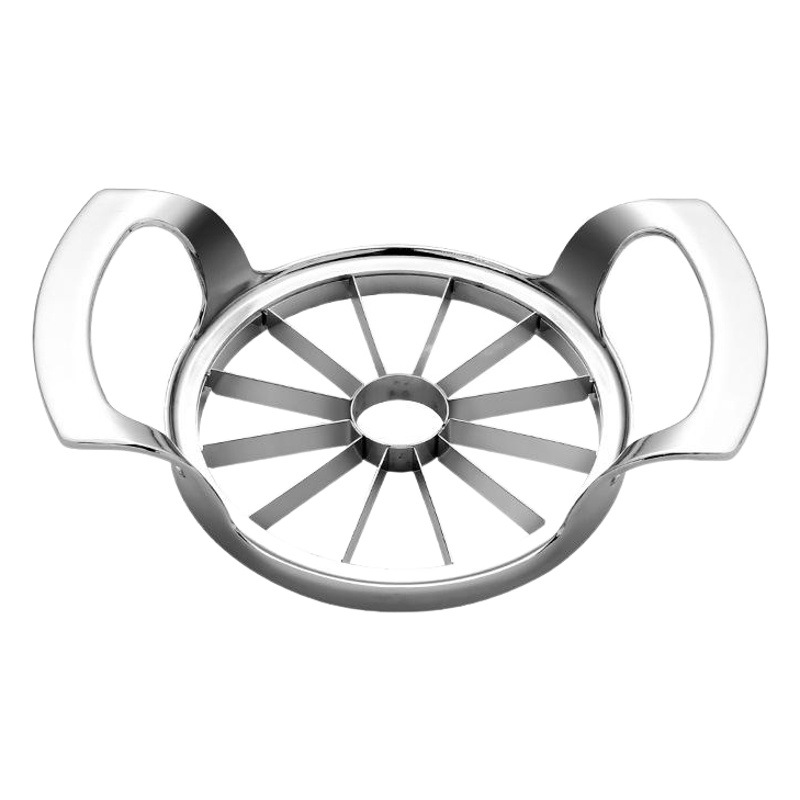 Cortador de manzanas de acero inoxidable transfronterizo Cortador de frutas engrosado portátil Cortador de frutas con núcleo dividido de frutas para el hogar